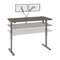 Bestar Bestar Upstand 60W x 30D Standing Desk with Dual Monitor Arm in bark grey 175870-000047 - alternate 9